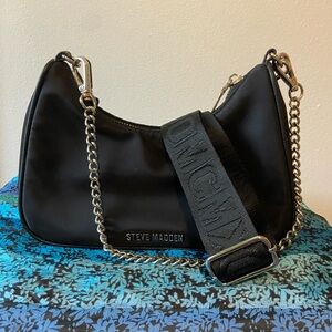 Steve Madden Sleek Black Shoulder Bag